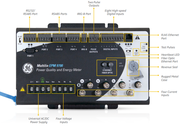 The EPM 9700 is a direct physical retrofit to EPM 9450/9650 Meters The EPM 9700 is a direct physical retrofit to EPM 9450/9650 Meters